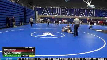 145 lbs Champ. Round 1 - Waylon Pemberton, Troup vs Broc Righter, Gardendale Hs