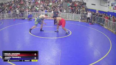 285 lbs Quarterfinal - Miguel Navarro, McDaniel High School vs Joseph Trammell, Sheridan