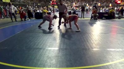 150 lbs Quarterfinal - Jameson Strickland, Penn Delco vs Serenity Miller, Slippery Rock