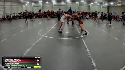 113 lbs Round 6 (8 Team) - Harris Keares, Central York Wrestling Club vs Santino Aniska, Mat Assassins Red