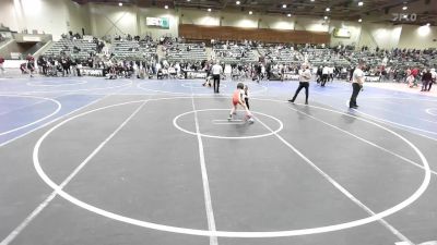 73 lbs Round Of 16 - Aaragon Wagner, West Valley Junior Eagles vs Noemi Young, Rampage