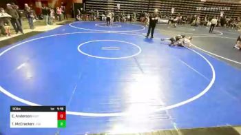 90 lbs Semifinal - Emmitt Anderson, Rustler WC vs Tyler McCracken, Legacy Boltz