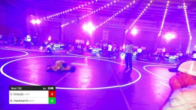 61 lbs Consi Of 16 #2 - Victor Urquijo, Juggernaut WC vs Bowen Hackbarth, Bozeman WC