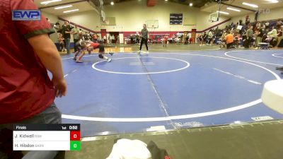 75 lbs Final - Joseph Kidwell, Raw Wrestling Club vs Henry Hibdon, Barnsdall Youth Wrestling