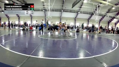 174 lbs Champ. Round 2 - Chase Brandebura, St. Vincent vs Gabe Blissenbach, West Liberty