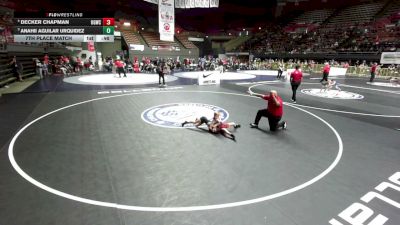 45 lbs 7th Place Match - Anahii Aguilar Urquidez vs Decker Chapman, USA Gold Wrestling Club