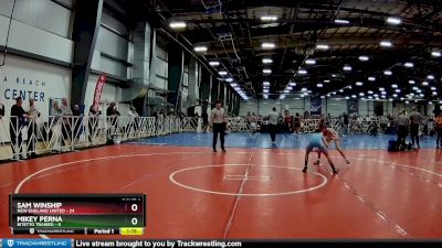 92 lbs Rd# 6- 9:00am Saturday Final Pool - Sam Winship, New England United vs Mikey Perna, Bitetto Trained