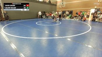 85 lbs Champ. Round 1 - Hayes Grandi, Weiser Wrestling Club vs Leland Waller, Hawk Wrestling Club