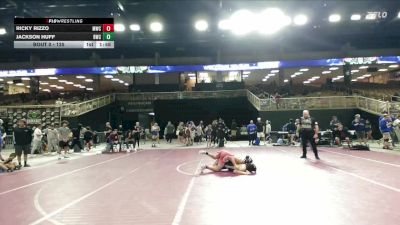 125 lbs Semifinal - Ricky Rizzo, MIAMI WRESTLING CLUB vs Jackson Huff, Braves Wrestling Club