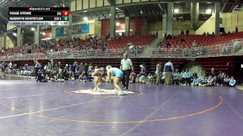 140 lbs Round 3 (6 Team) - Paige Stowe, Crismon High School vs Madisyn Hostetler, Grand Island