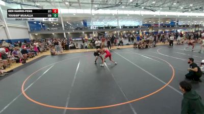 144 lbs Cons. Round 2 - Youssif Muaalla, Unattached vs Ben Harris-Feng, Unattached