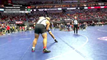 2A-285 lbs Cons. Round 2 - Hayden Overgaard, Bishop Heelan Catholic vs Trayvahn Williams, Iowa Falls-Alden