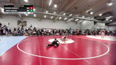 175 lbs Cons. Round 4 - Ricky Aulava, Widefield vs Phoenix Burdett, Ralston Valley