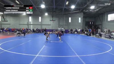 133 lbs Champ. Round 2 - Carter Freeman, Augsburg vs Aiden Crawley, Wartburg