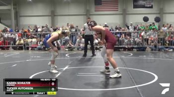 160 lbs Champ. Round 1 - Kaiden Schultze, Osborne vs Tucker Hutchison, Bobcat