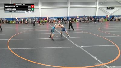 132 lbs Cons. Round 3 - Hunter Burk, Unattached vs Kyle Scavuzzo, Unattached