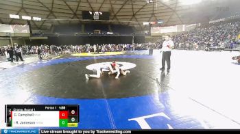 100 lbs Champ. Round 1 - Raynor Jameson, Franklin Pierce Cardinal Wrestling Club vs Cruz Campbell, Mt Spokane Wrestling Club