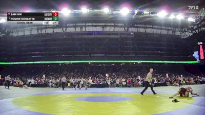 D3-113 lbs Cons. Semi - Roman Goulette, Ogemaw Heights vs Sam Kik, Kent City