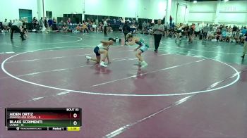 126 lbs Round 7 (10 Team) - Blake Scrimenti, Lapeer vs Aiden Ortiz, Oswego High School