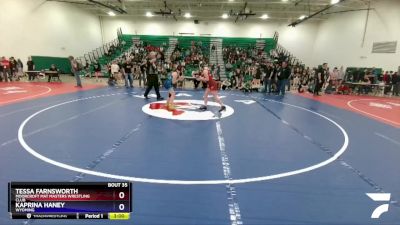 135 lbs Round 1 - Kaprina Haney, Wyoming vs Tessa Farnsworth, Moorcroft Mat Masters Wrestling Club