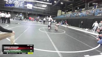 58 lbs Round 2 - Briggs Dannenberg, Clearwater Youth Wrestling Clu vs Parker McMahon, South Central Punishers