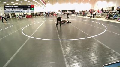 175 lbs 3rd Place Match - Calvin Arentz, La Crosse Boys & Girls Club vs Hunter Huntington, Sparta High School Wrestling