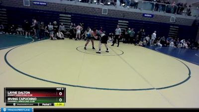 185 lbs Semifinal - Layne Dalton, Emmett Wrestling Club vs Irving Capuchino, Caldwell Wrestling Club