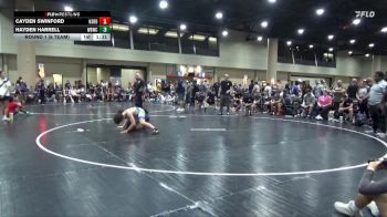150 lbs Round 1 (6 Team) - Hayden Harrell, White Buffalo Wrestling Academy vs Cayden Swinford, North Shelby Regulators Blue