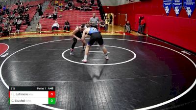 215 lbs Quarterfinal - Logan Latimore, North East Hs vs Chase Stuchal, River Valley Hs