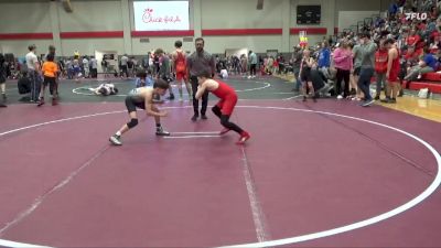 80 lbs Cons. Round 3 - Hayes Silvey, Panther Wrestling Club vs Tristin Hartzell, Coaling Grapplers