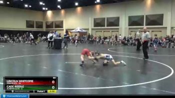 80 lbs Finals (2 Team) - Cade Riddle, Alabama Elite vs Lincoln Whitcome, Iowa Black