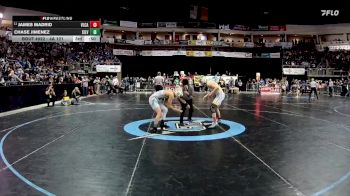 4A 127 lbs Champ. Round 1 - Matthew Longdon, St. Pius X vs Elijah Gonzales, Pojoaque Valley