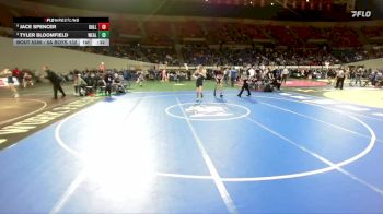 5A Boys 132 lbs Cons. Round 3 - Jace Spencer, Dallas Boys vs Tyler Bloomfield, West Albany Boys