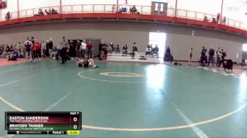 75 lbs Cons. Round 5 - Easton Sanderson, The Fort Hammers Wrestling vs Brayden Tanner, Maurer Coughlin Wrestling Club