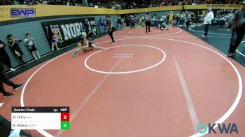 97/102 lbs Quarterfinal - Rylie Hillis, Norman Grappling Club vs Reyna Baeza, Woodward Youth Wrestling