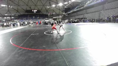 97 lbs Champ. Round 2 - Jasper Swetnam, Anacortes Hawkeyes Wrestling Club vs Ryder Martin, South West Washington Wrestling Club