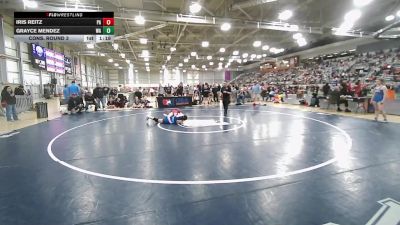 U17 Women - 53 lbs Cons. Round 3 - Iris Reitz, PA vs Grayce Mendez, WA