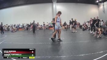 126 lbs Round 1 (6 Team) - Kyle Simpson, MF Army vs Parker Tortorella, Team 478