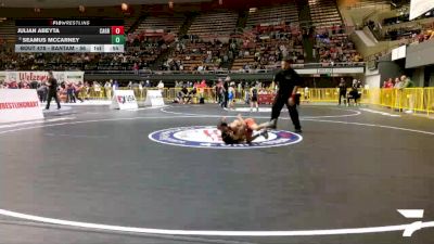 Intermediate Boys - 56 lbs Cons. Round 3 - Seamus McCarney vs Julian Abeyta, California Grapplers