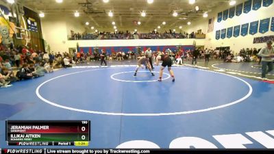 190 lbs Cons. Round 2 - Illikai Aitken, Bonners Ferry vs Jeramiah Palmer, Sandpoint