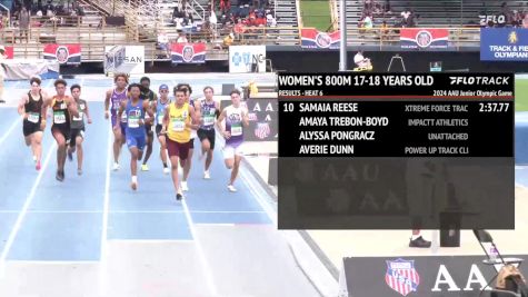 Youth Boys' 800m, Finals 1 - Age 17-18