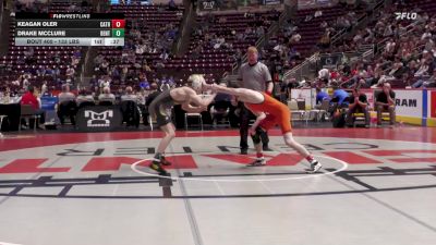 133 lbs Consi 4 - Keagan Oler, Cathedral Prep vs Drake McClure, Bentworth