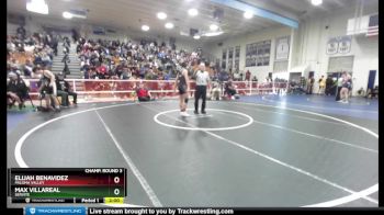 152 lbs Champ. Round 3 - Max Villareal, Servite vs Elijah Benavidez, Paloma Valley