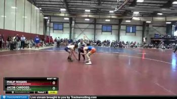 165 lbs Quarterfinal - Philip Rogers, U.S. Coast Guard Academy vs Jacob Cardozo, Roger Williams University