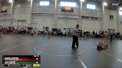 68 lbs Round 3 (6 Team) - Levi Sisler, Lake/Armory Red vs Gavin Cooper, Contenders WA Green