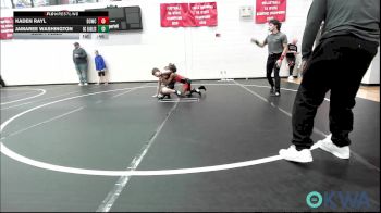 80 lbs Semifinal - Kaden Rayl, D3 Wrestling Cluib vs Jamaree Washington, Del City Little League Wrestling