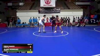 152 lbs Round 1 (16 Team) - Diego Manzo, CVWA vs Ruden Rodriguez, SDIKWA