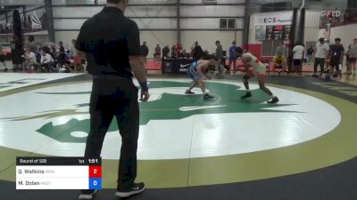 57 kg Round Of 128 - Qwantez Watkins, Iron Combat Co vs Matthew Dolan, West Virginia Regional Training Center