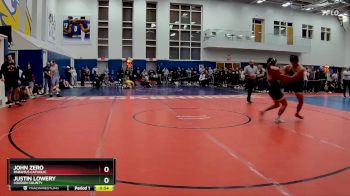 157 lbs Cons. Round 2 - John Zero, Paramus Catholic vs Justin Lowery, Loudon County