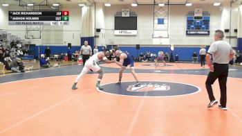 165 lbs 1st Place Match - Jack Richardson, Johnson & Wales (ri) vs Jashon Holmes, Castleton